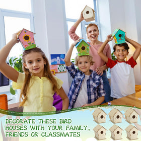 DoubleFill classroom birdhouse kit in bulk, supports group crafts and collaborative art.