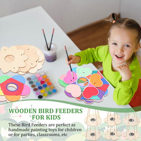 DoubleFill DIY paint brushes for bird feeder: easy crafting supplies.