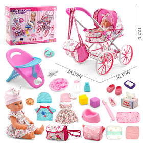 DoubleKai doll accessories storage bag keeps items organized