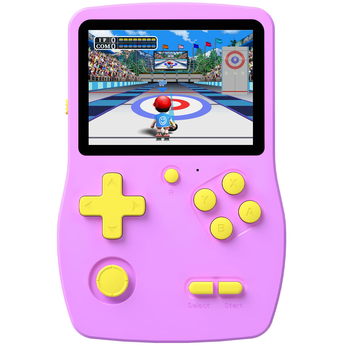Douddy 32 Bit handheld console front view with 3.0-inch IPS display for vibrant games