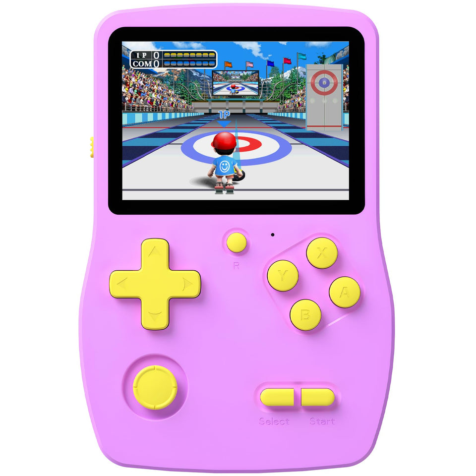 Douddy 32 Bit handheld console front view with 3.0-inch IPS display for vibrant games