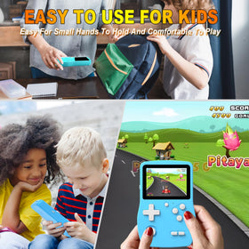 Douddy compact travel console fits small hands and bags easily.