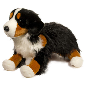 Douglas Alps Bernese Mountain Dog plush soft fiber fill for comforting hugs.