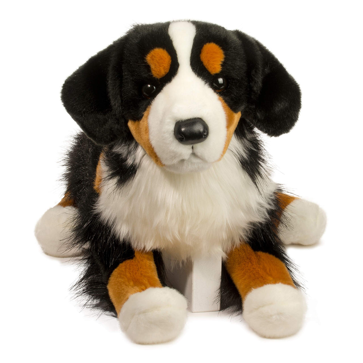 Douglas Alps Bernese Mountain Dog plush 24-inch size is ready for gifting.