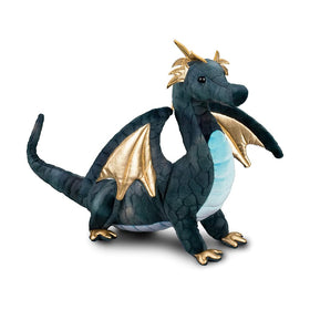 Douglas Aragon Navy Dragon surface washable design makes cleaning easy after adventures.