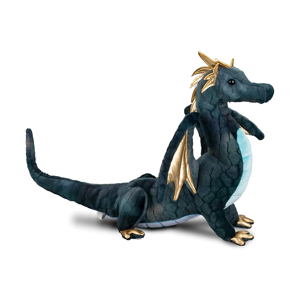 Douglas Aragon Navy Dragon upright pose suggests a noble guardian during adventures.