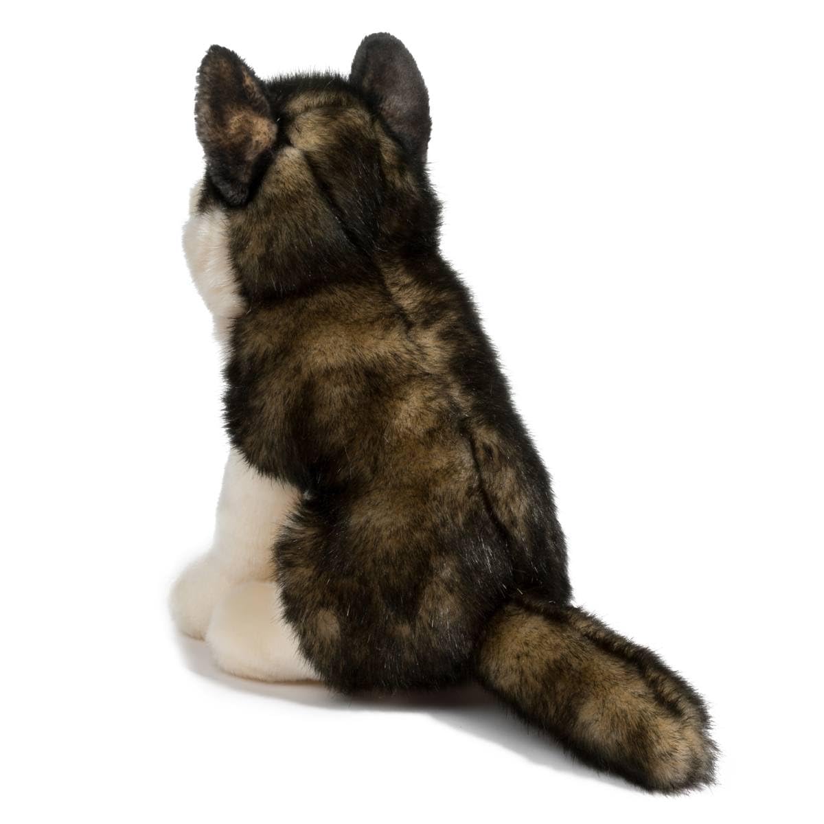 Douglas Atka Wolf plush smoky airbrushed details add realism for imaginative play.