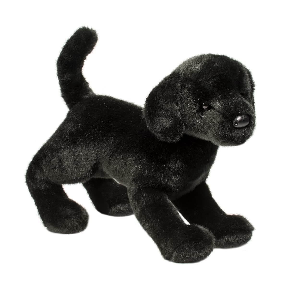 Douglas Chester Black Lab plush measures 16 inches for size reference