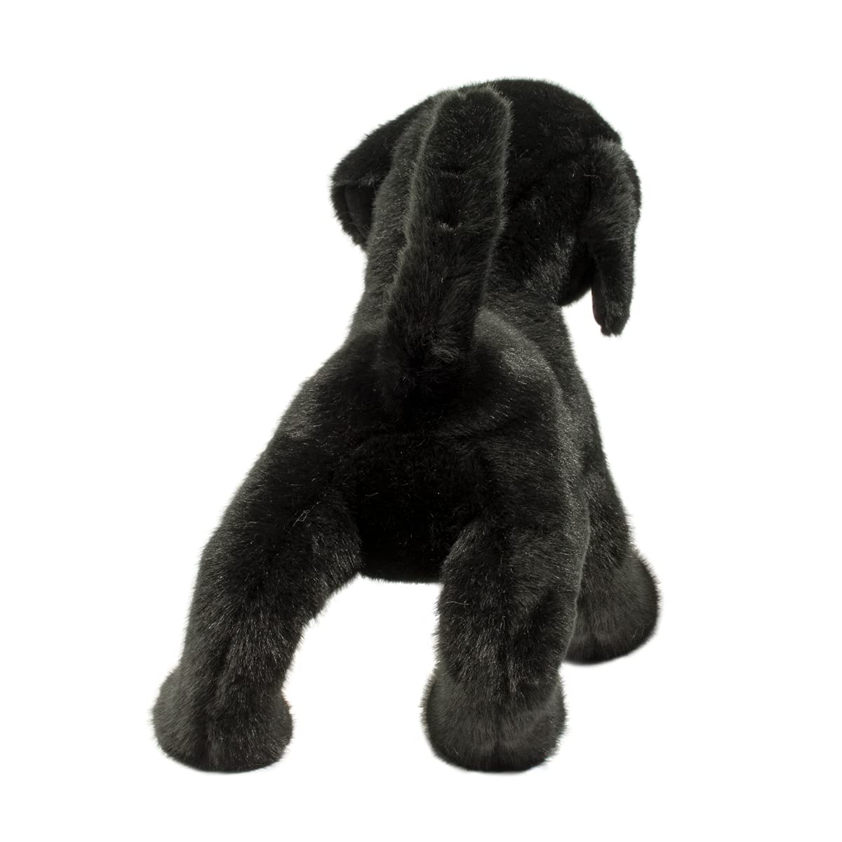 Douglas Chester Black Lab plush weighted with beans for floppy pose