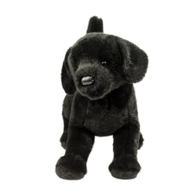 Douglas Chester Black Lab plush close-up nose for realism