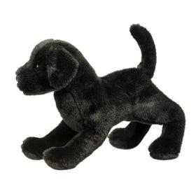 Douglas Chester Black Lab plush eye detail expressive and friendly