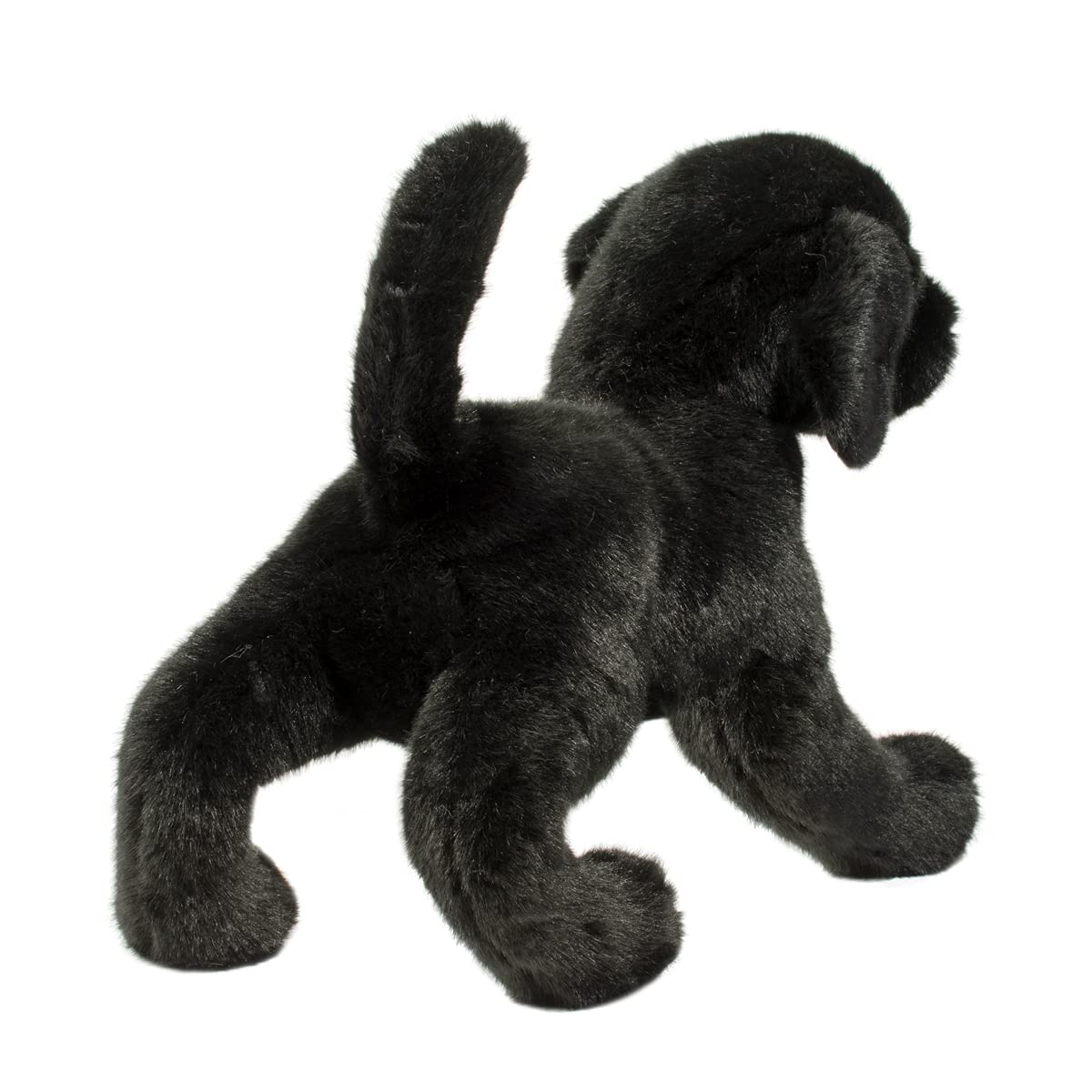 Douglas Chester Black Lab plush soft fur texture for comforting touch