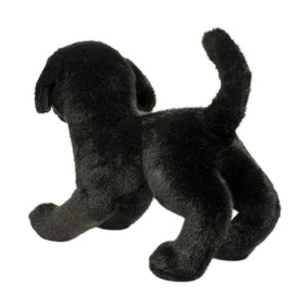 Douglas Chester Black Lab plush sitting pose for display