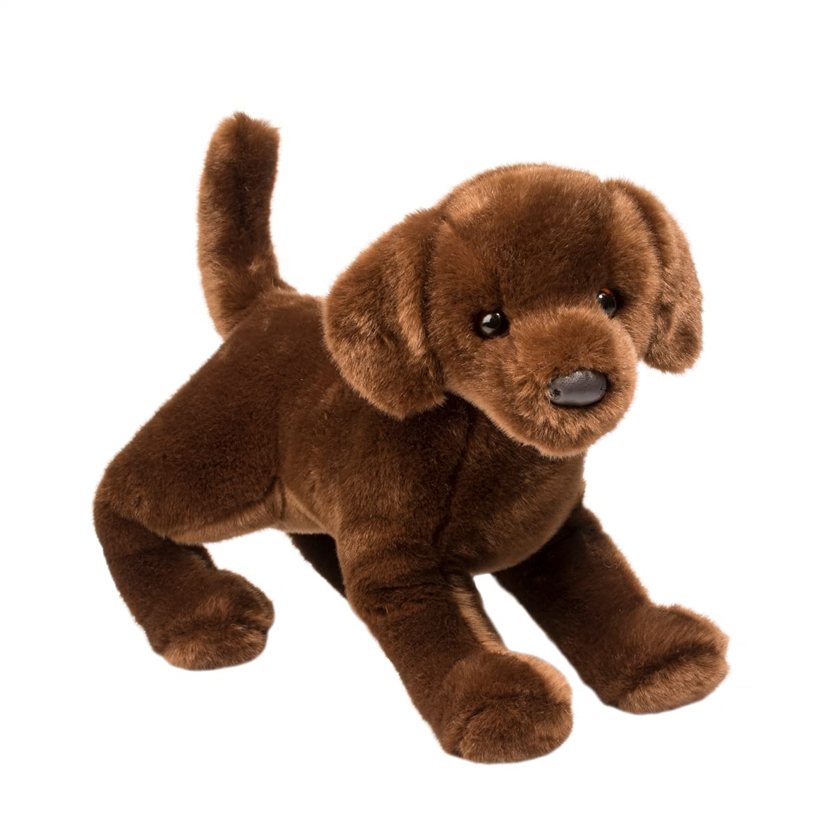 Douglas Cocoa chocolate lab plush with soft coat for cozy hugs.