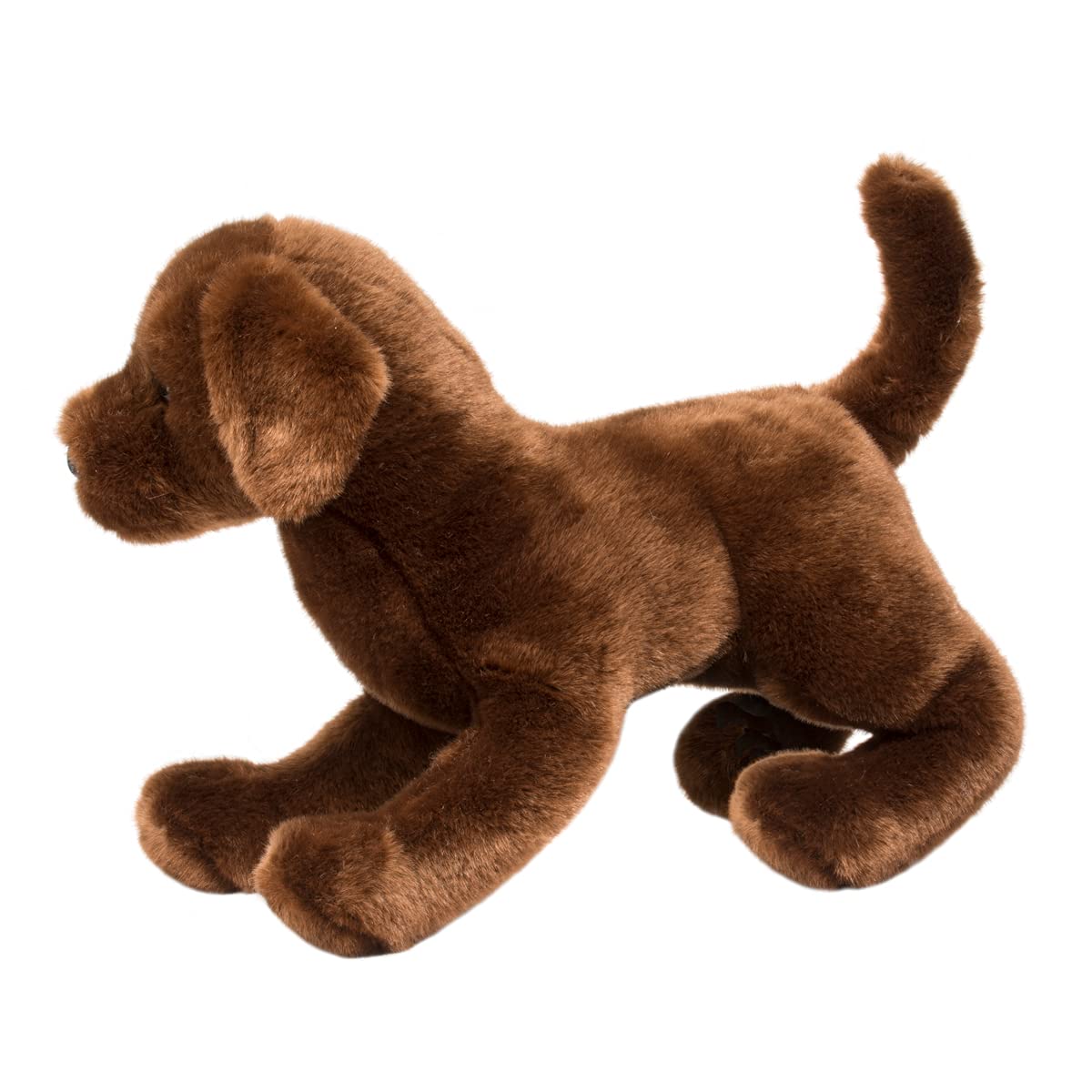 Douglas Cocoa chocolate lab plush with leatherette nose for realism.