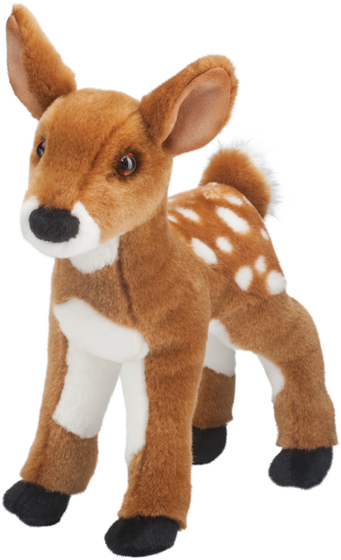 Douglas Delila deer fawn plush standing, soft and durable toy for imaginative play