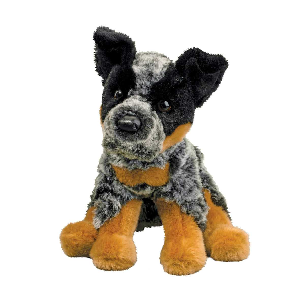 Douglas Dexter Australian Cattle Dog plush with lifelike markings for cuddling and pretend play