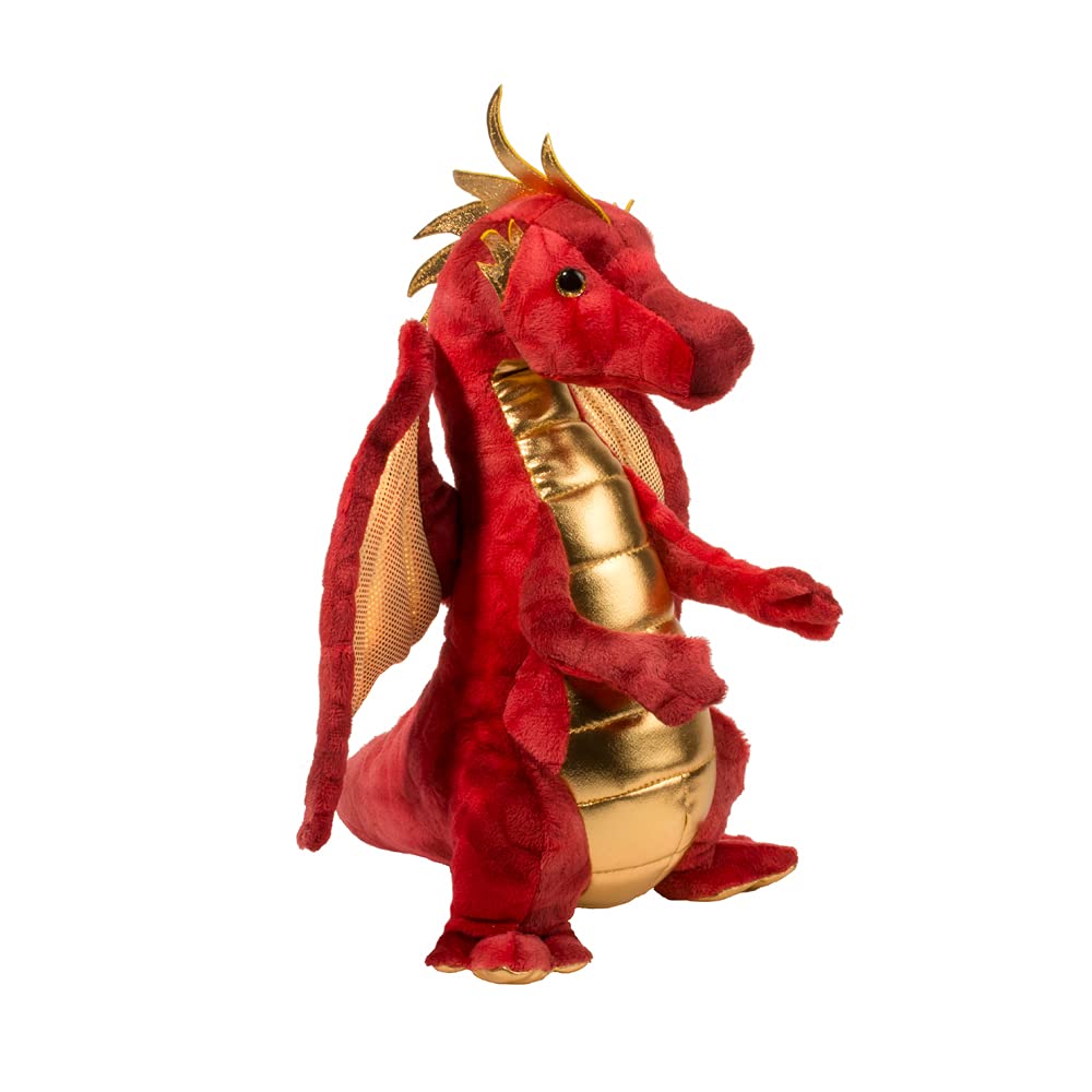 Douglas Eugene Red Dragon plush ready for bedtime snuggles and adventures