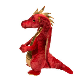 Douglas Eugene Red Dragon plush with scale detail for fantasy storytelling
