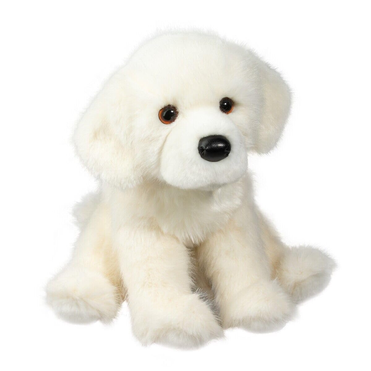 Douglas Everest White Retriever plush with creamy coat for comforting hugs