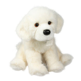 Douglas Everest White Retriever plush with creamy coat for comforting hugs