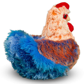 Douglas Henrietta Blue Lace Hen measures 8.5 inches for balanced play and display.