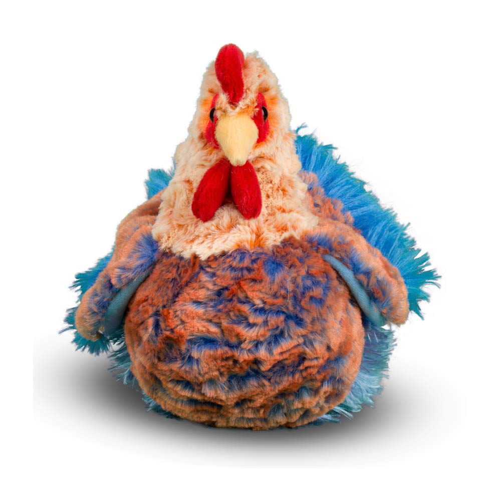Douglas Henrietta Blue Lace Hen red comb and wattle enhance playful chicken charm.