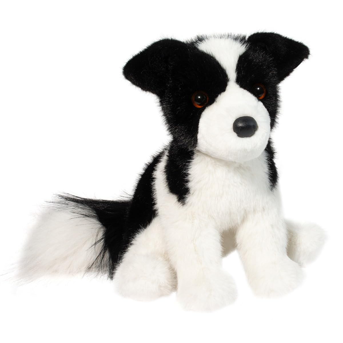 Douglas Herdie soft border collie plush cuddle buddy for kids.