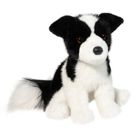 Douglas Herdie soft border collie plush cuddle buddy for kids.