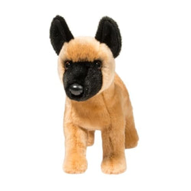 Douglas Klaus plush ears stand alert for dynamic posing.