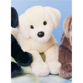 Douglas Mandy Yellow Lab plush with airbrushed ears for realism and fun.