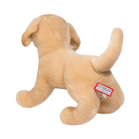 Douglas Mandy Yellow Lab plush with soft leatherette nose for realism.