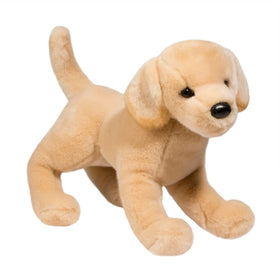 Douglas Mandy Yellow Lab plush is machine washable for easy cleaning.