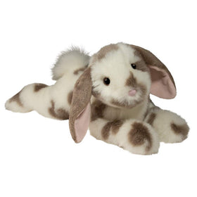 Douglas Ramsey Gray Spotted Bunny with long lop ears ideal for playful posing.