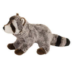 Douglas Ringo Raccoon plush eyes close-up for lifelike charm.
