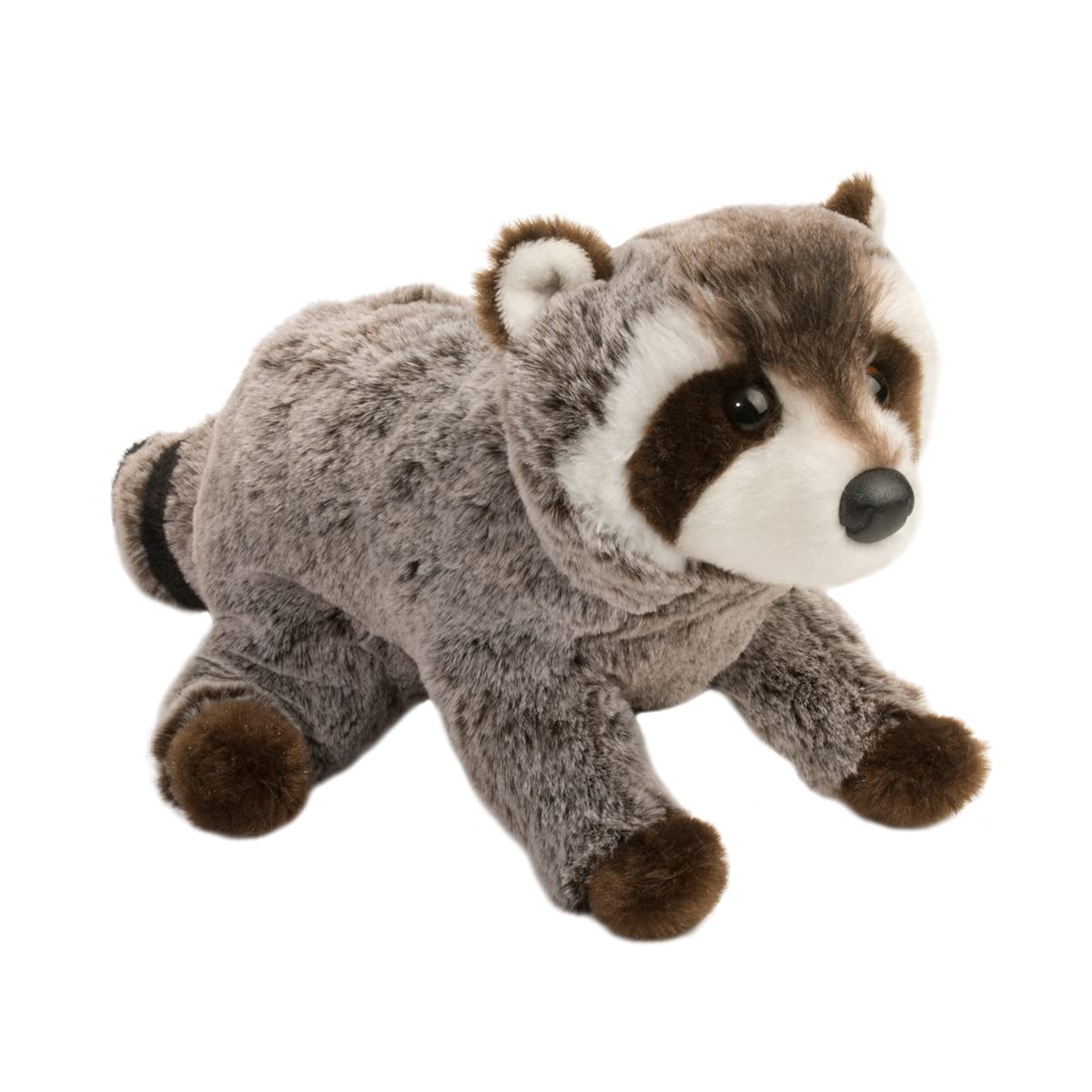 Douglas Ringo Raccoon plush take-along friend for travel and naps.