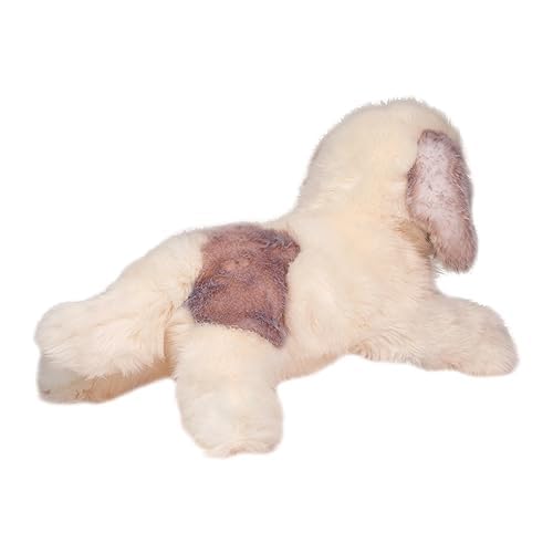 Douglas River Great Pyrenees plush brown eyes for lifelike charm.