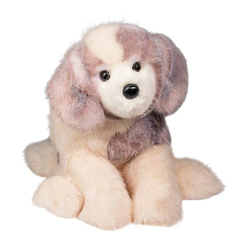 Douglas River Great Pyrenees plush size and dimensions for display.