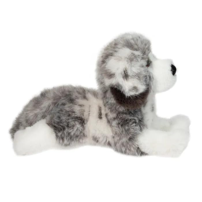 Skylar's fringed dark-gray ears detail for lifelike charm and character
