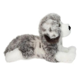 Skylar's fringed dark-gray ears detail for lifelike charm and character