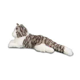 Douglas Smokey plush with flocked pink nose for realism.