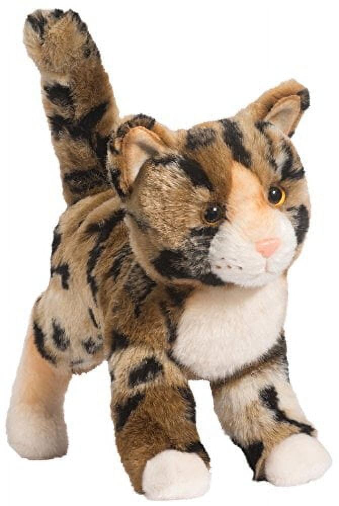 Douglas Tashette Bengal Cat plush with lifelike spotted coat for imaginative play.