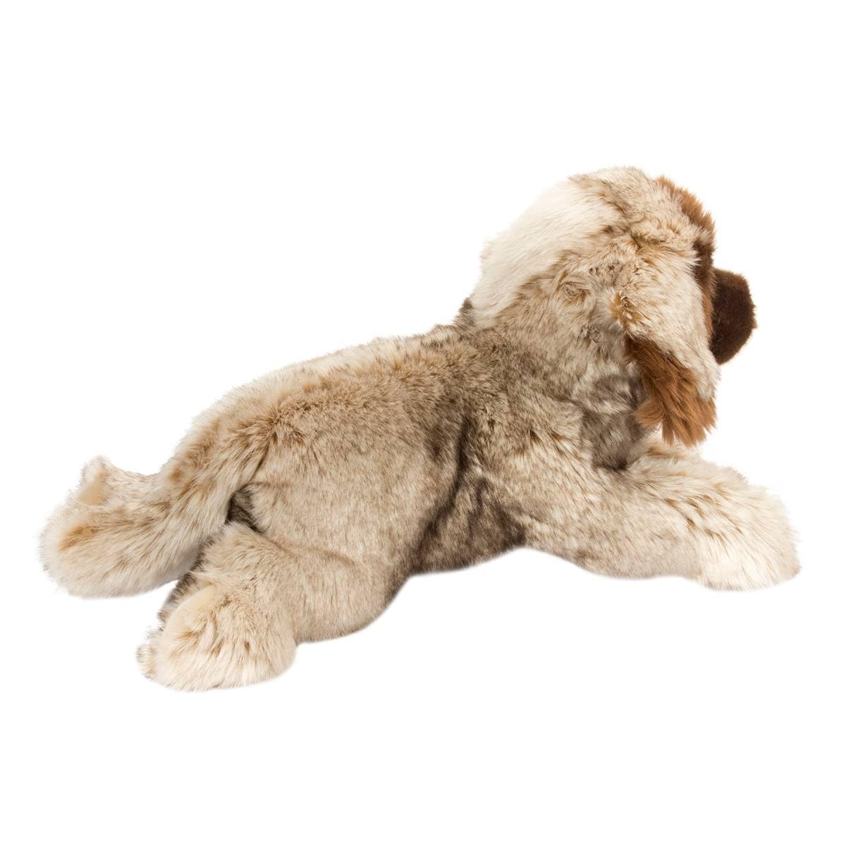 Douglas Thor Leonberger bean-filled paws for sturdy pose and interactive play.