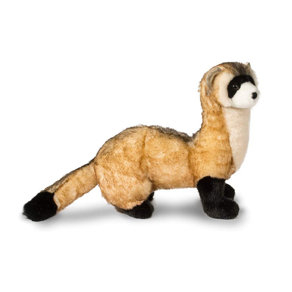 Douglas Vince Ferret Plush eye detail invites gentle, comforting pretend adventures.