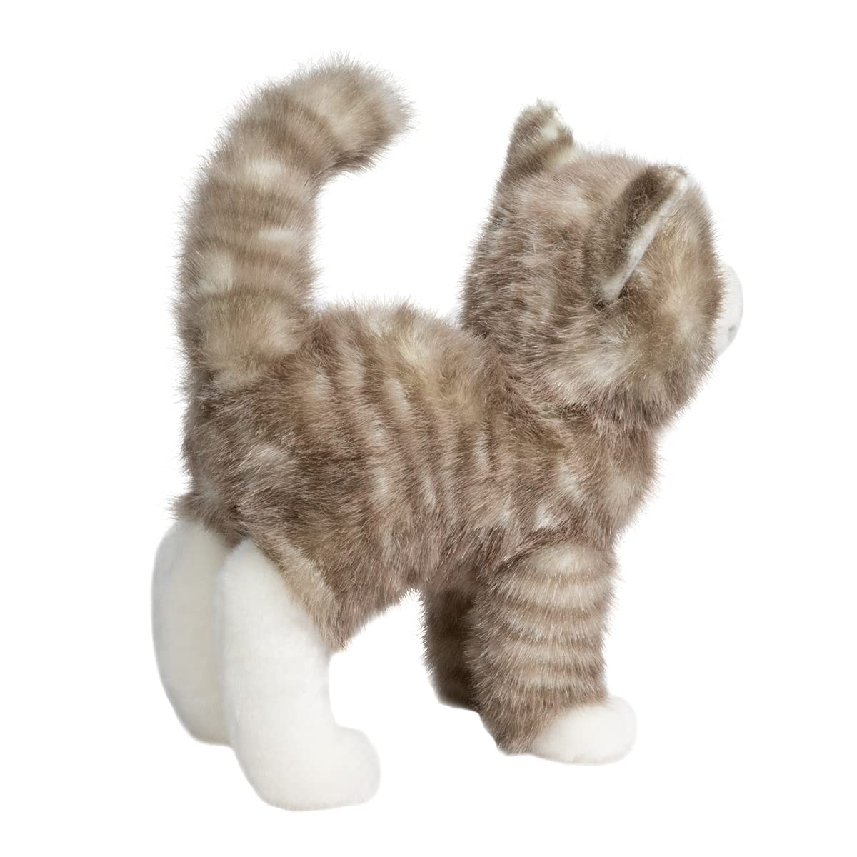 Douglas Zipper gray tabby cat plush invites cozy storytelling moments.