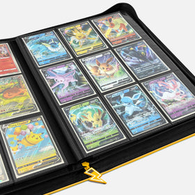 douper Ravaver yellow label slot—customizable labels help categorize your collection.