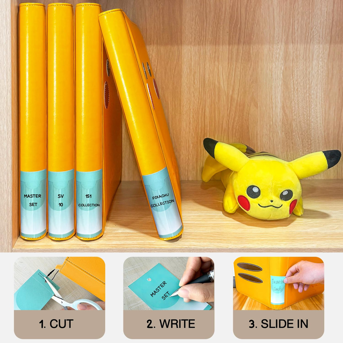 douper Ravaver yellow portable case—ideal for home storage or on-the-go collectors.