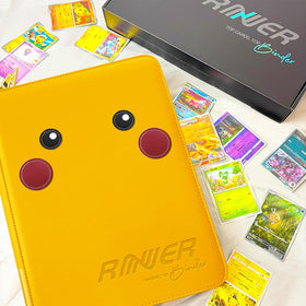 douper Ravaver yellow side-loading sleeves—secure pockets for single or double sleeves.