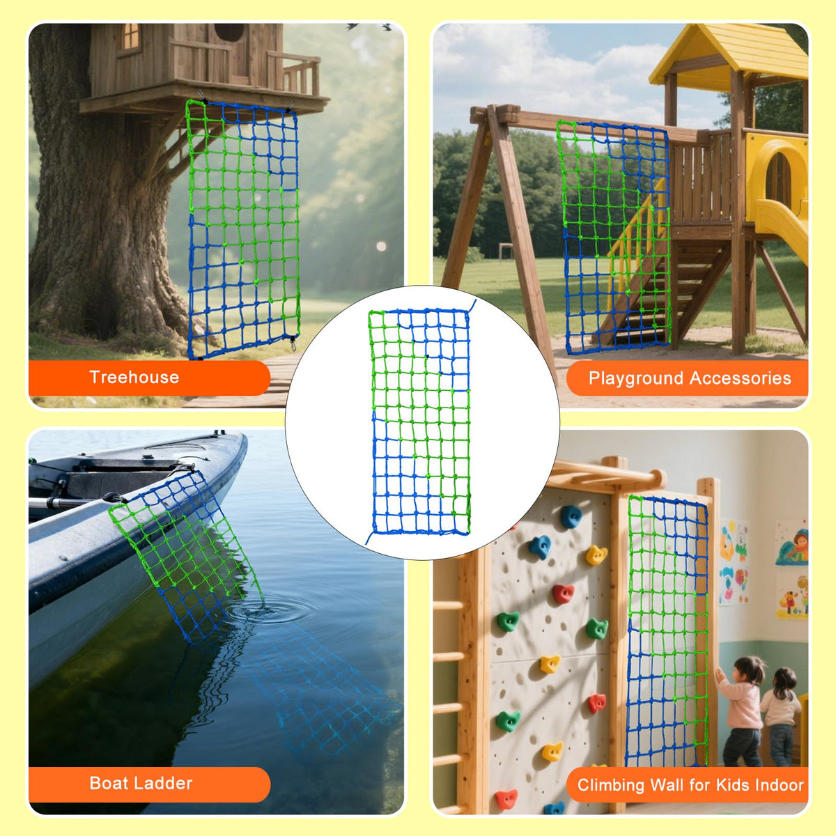 DOVACS climbing net used as hammock setup for versatile outdoor recreation