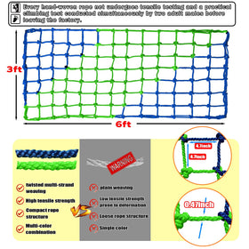 DOVACS climbing net hardware pack with straps and hooks for quick setup